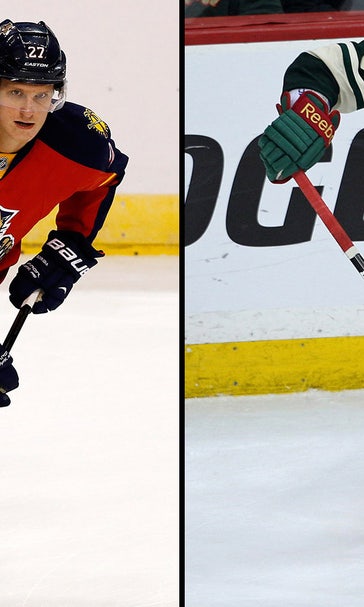 Panthers' Bjugstad, Wild's Haula pen latest chapter of their friendly rivalry